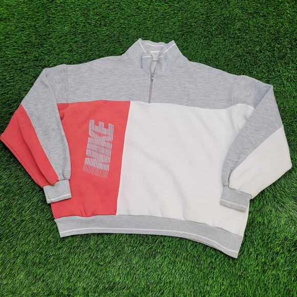 Vintage 80s NIKE Sweatshirt XL 24x23 Faded Cropped - Picture 1 of 14